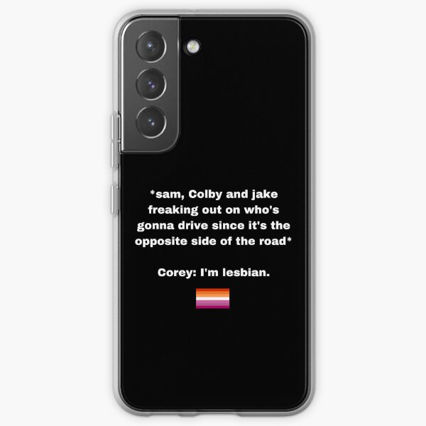 Corey scherer in Sam and colby Samsung Galaxy Soft Case RB3008 product Offical sam and colby Merch