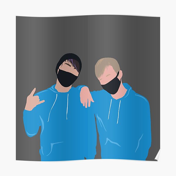 Sam and Colby (2) Poster RB3008 product Offical sam and colby Merch