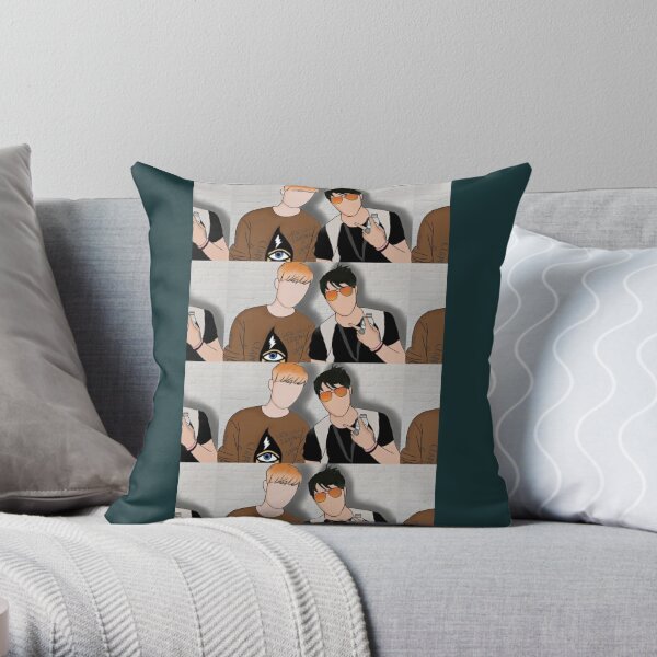 Sam and Colby iPhone and samsung case123 Throw Pillow RB3008 product Offical sam and colby Merch