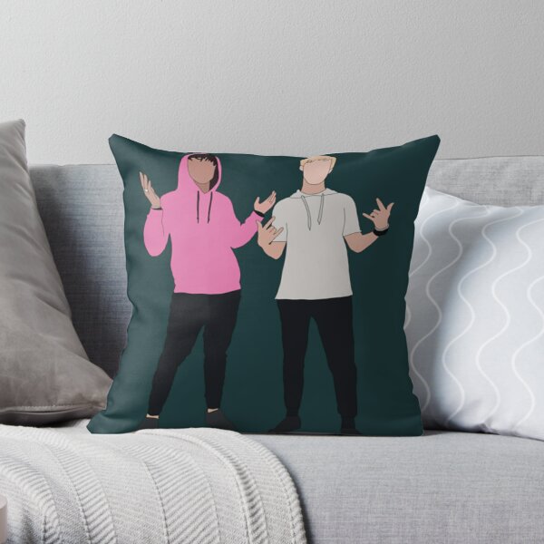 Sam and Colby155 Throw Pillow RB3008 product Offical sam and colby Merch