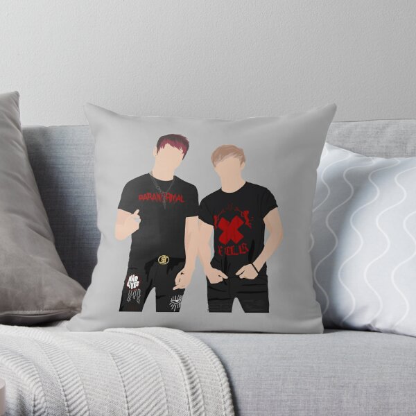 Sam and Colby Throw Pillow RB3008 product Offical sam and colby Merch