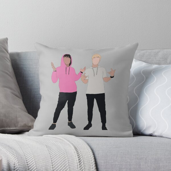 Sam and Colby Throw Pillow RB3008 product Offical sam and colby Merch