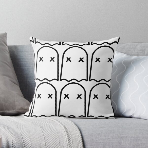 XPLR Sam and Colby, XPLR Ghost Throw Pillow RB3008 product Offical sam and colby Merch
