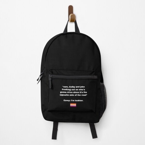 Corey scherer in Sam and colby Backpack RB3008 product Offical sam and colby Merch