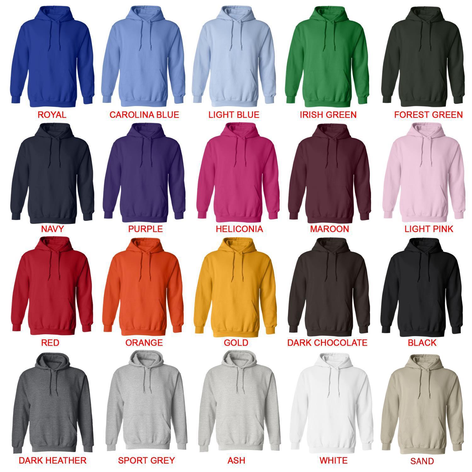 hoodie color chart - Sam And Colby Shop