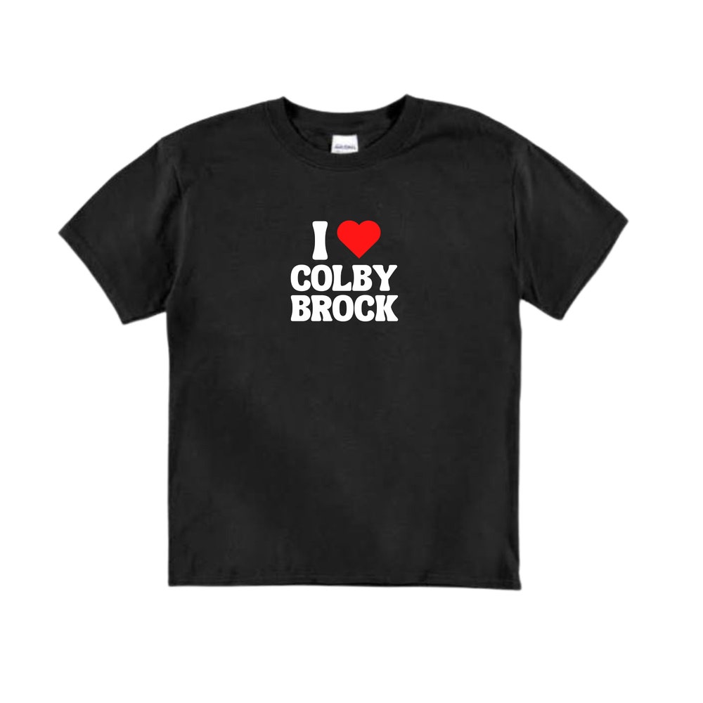 I Love Colby Brock Heart T-Shirt