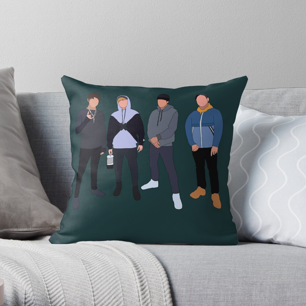 Sam Colby Corey And Jake Throw Pillow