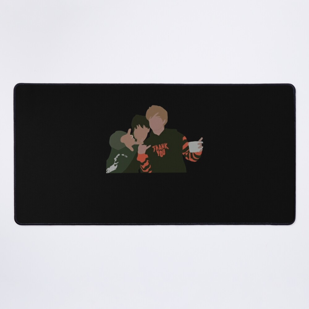 Sam And Colby Thank You64 Mouse Pad Official Sam And Colby Merch