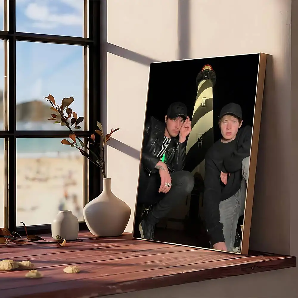 Sam And Colby Retro Wall Art