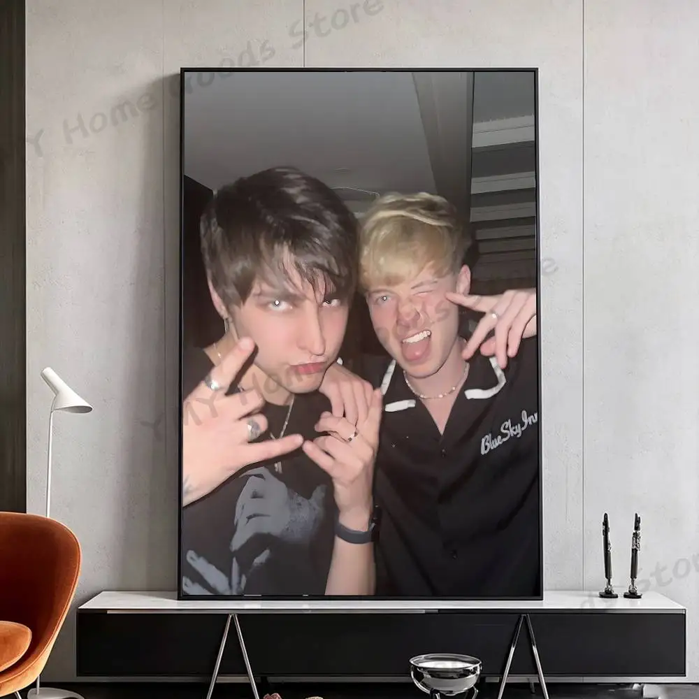 Sam And Colby Couple Wall Art